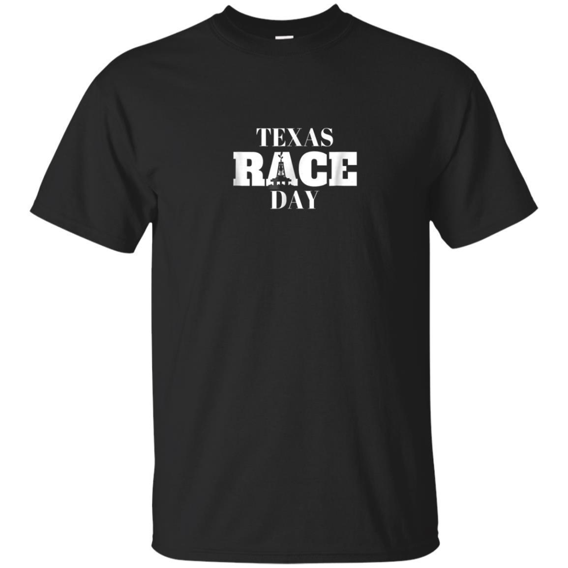 Texas Race Day, Motor Speedway Black T-Shirt