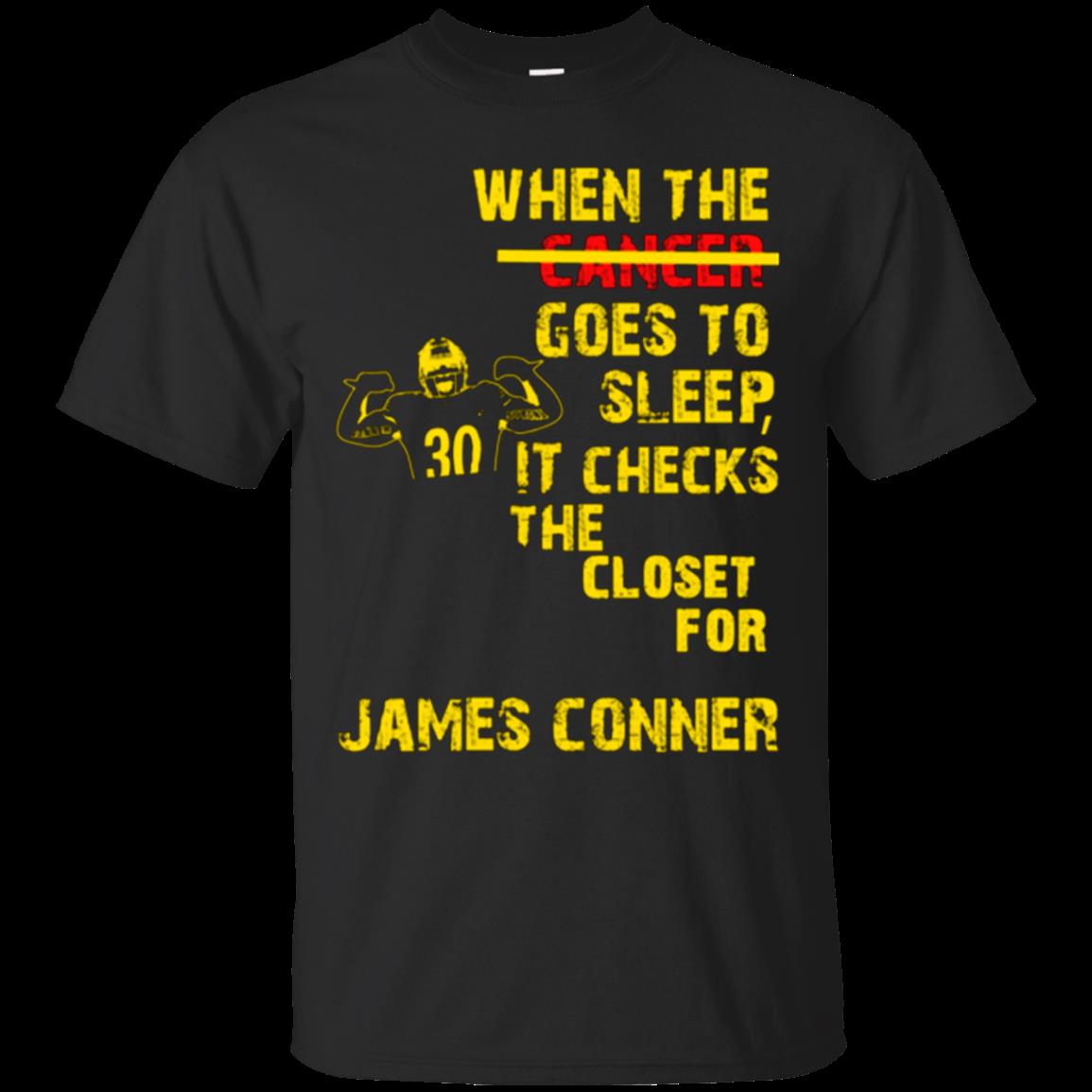 Cool James Conner Boogeyman Cancer Check Closet Pittsburgh Football Team T- Shirt Moano Store funny shirts, gift shirts, Tshirt, Hoodie, Sweatshirt ,  Long Sleeve, Youth, Graphic Tee » Cool Gifts for You - Mfamilygift