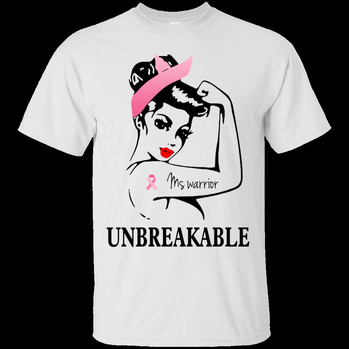 Fantastic Ms Warrior Unbreakable Breast Cancer Awareness T Shirt Hoodie  Swerter funny shirts, gift shirts, Tshirt, Hoodie, Sweatshirt , Long  Sleeve, Youth, Graphic Tee » Cool Gifts for You - Mfamilygift, image size:1155x1155