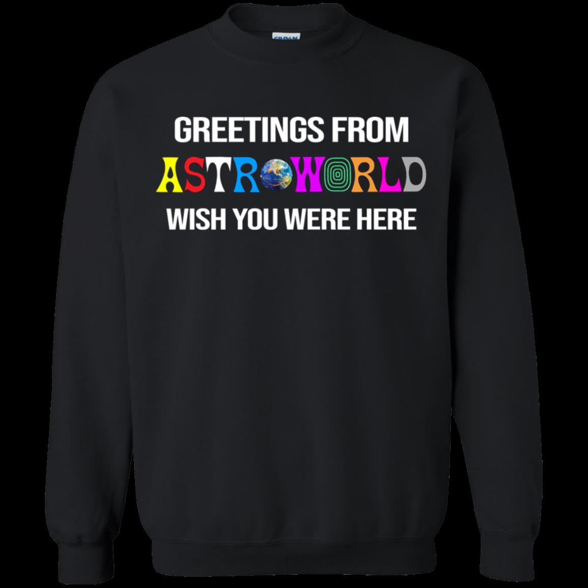 Greetings From Astroworld Wish You Were Here Sweatshirt – Moano Store