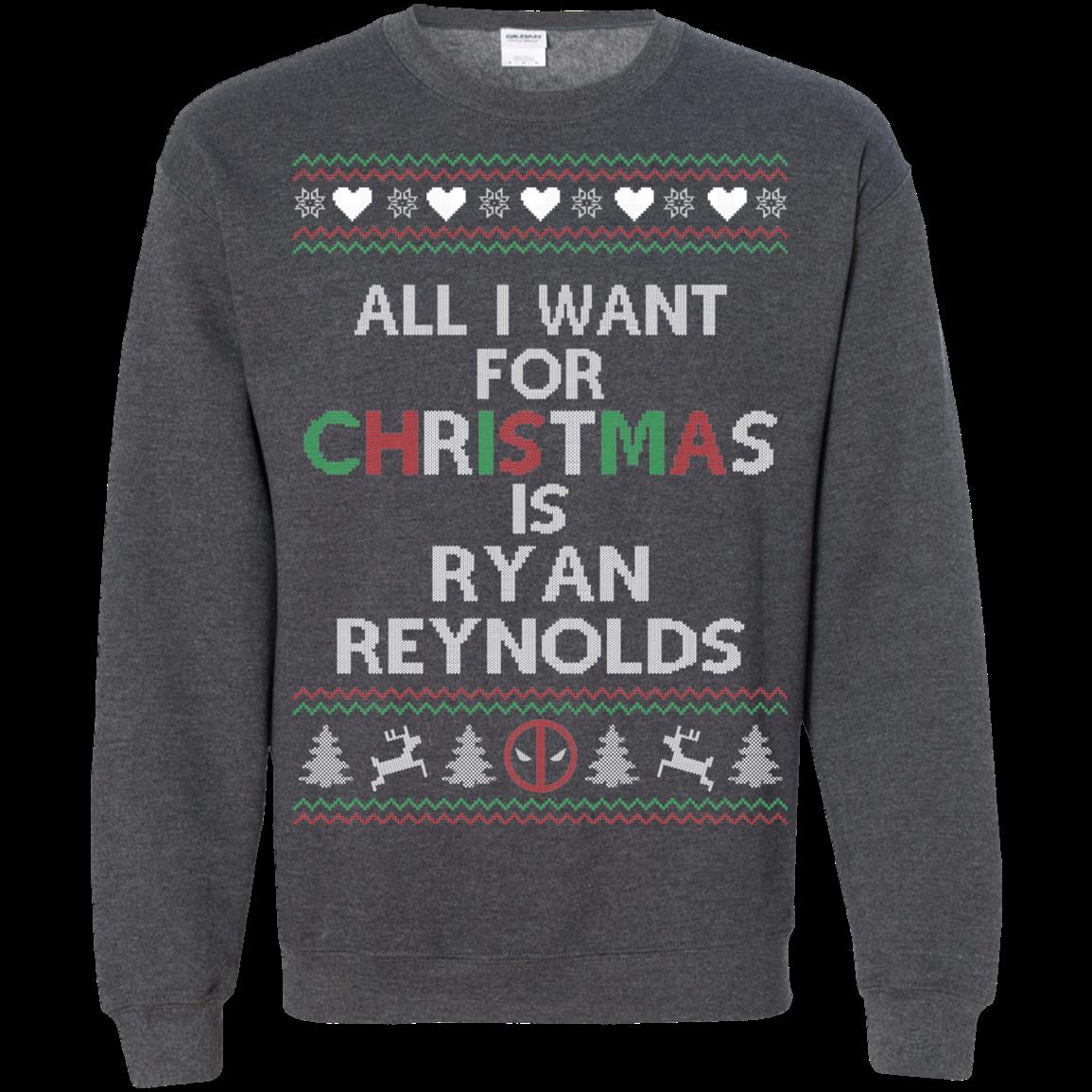 Custom Ryan Reynolds Ugly Christmas Sweater, Sweatshirt