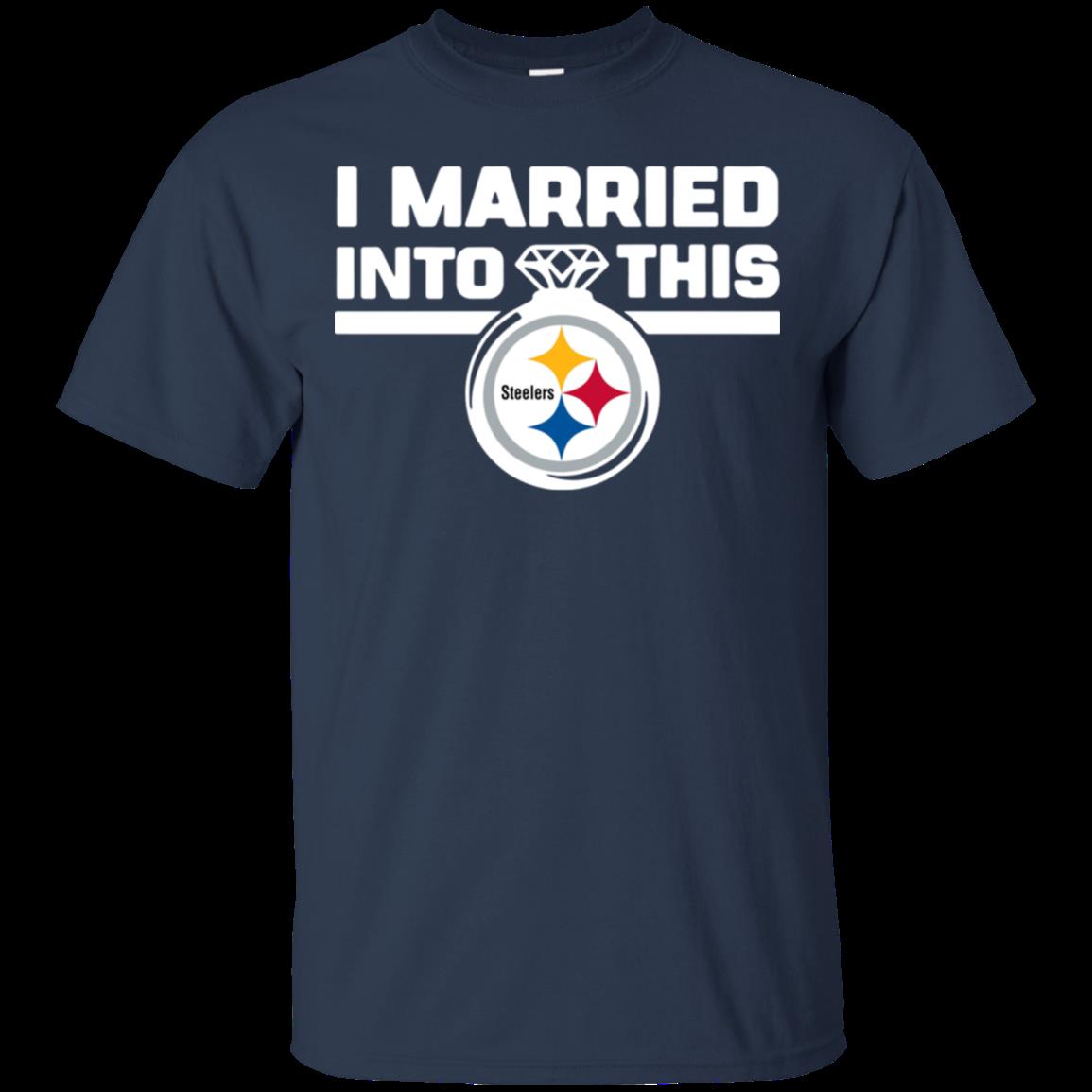 I married into shop this steelers shirt