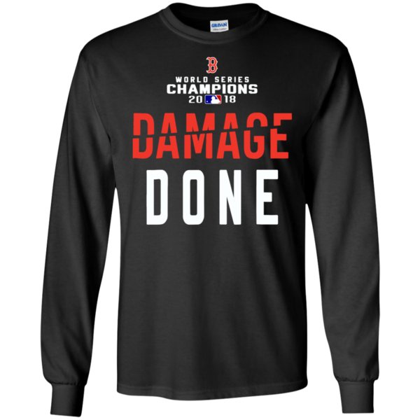 Mfamilygift Damage Done Boston Red Sox Championship Shirt Sweatshirt Funny Shirts, Gift Shirts, Tshirt, Hoodie, Sweatshirt , Long Sleeve, Youth, Graphic Tee