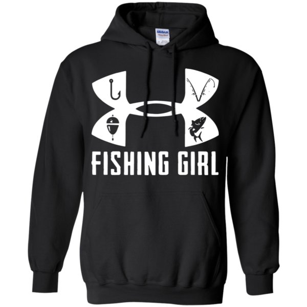 Under Armour Fishing Girl Shirt Hoodie funny shirts, gift shirts