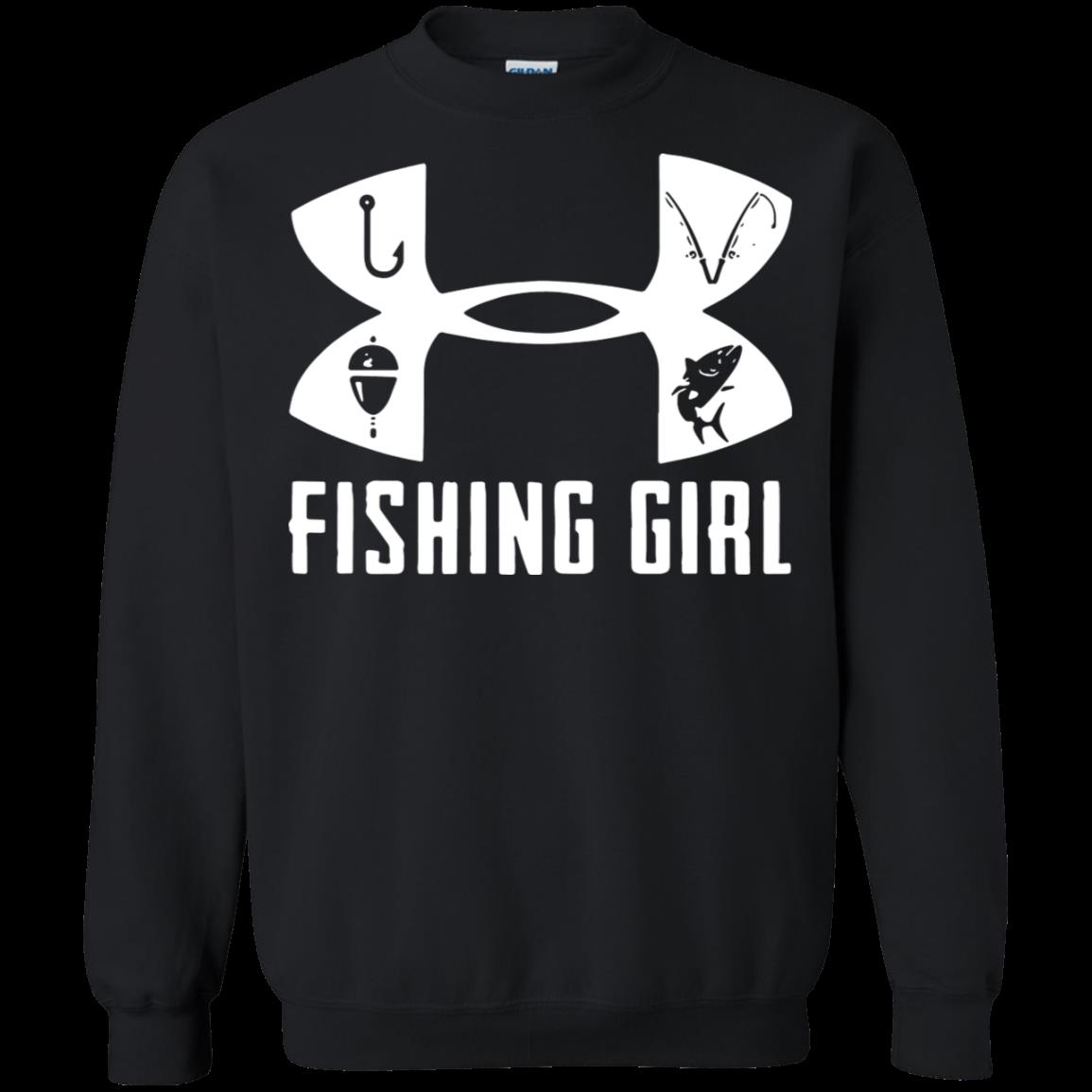 Under Armour Fishing Girl Shirt Sweatshirt funny shirts, gift