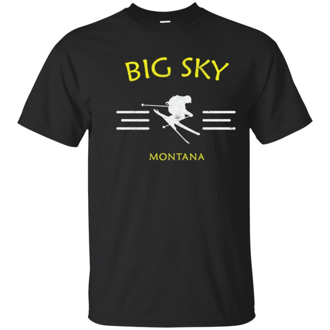 Big Sky Skiing T-shirt Montana Ski Tee