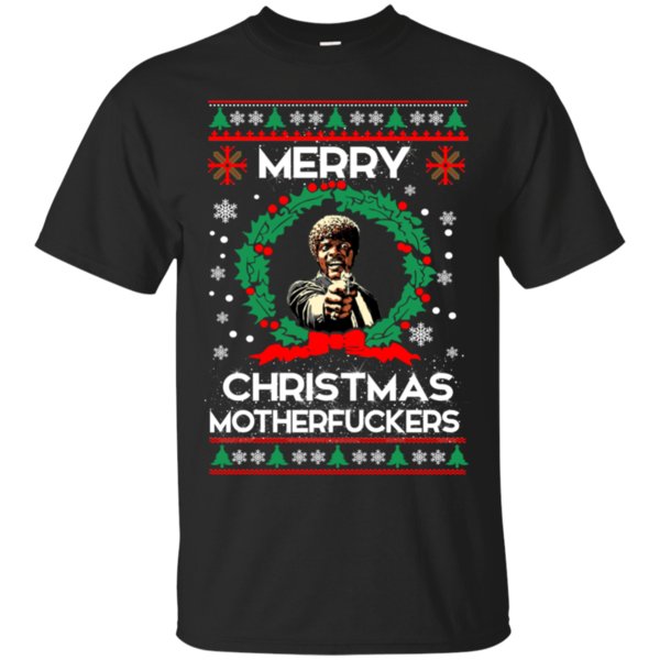 Buy Samuel L Jackson merry Christmas motherfucker sweatshirt
