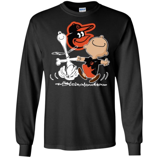 Charlie Brown & Snoopy Baltimore Orioles Shirt Ultra Cotton Shirt