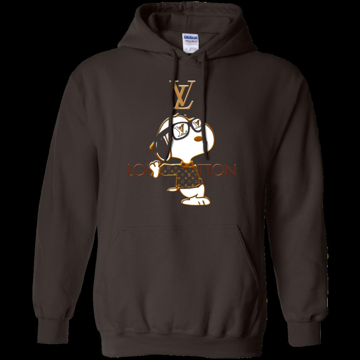 Lv Louis Vuitton Snoopy All Over Print Hoodie For Fans