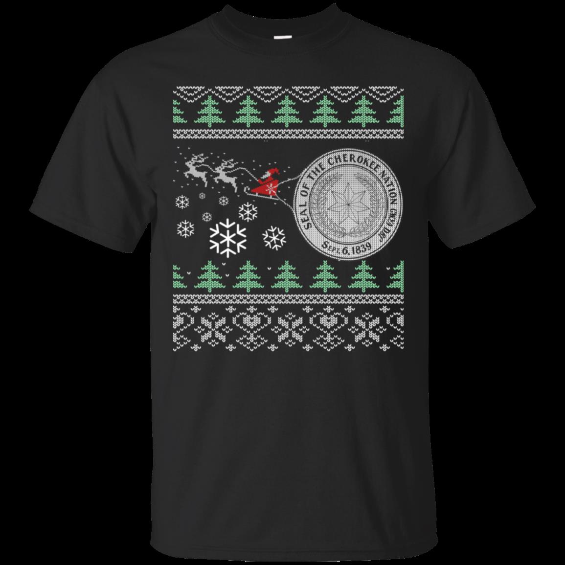 Cherokkee Christmas Seal Of The Cherokee Nation T Shirt Hoodies Sweatshirt