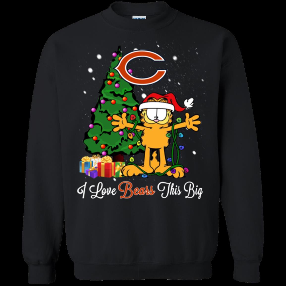 Chicago Bears Garfield Ugly Christmas Sweaters T Shirt Hoodies Sweatshirt funny  shirts, gift shirts, Tshirt, Hoodie, Sweatshirt , Long Sleeve, Youth,  Graphic Tee » Cool Gifts for You - Mfamilygift