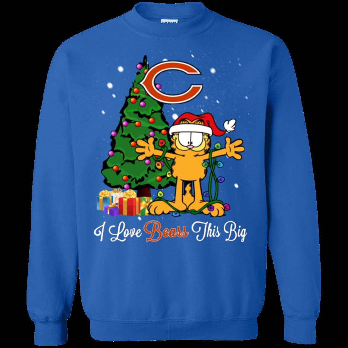 Chicago Bears Garfield Ugly Christmas Sweaters T Shirt Hoodies Sweatshirt  funny shirts, gift shirts, Tshirt, Hoodie, Sweatshirt , Long Sleeve, Youth,  Graphic Tee » Cool Gifts for You - Mfamilygift