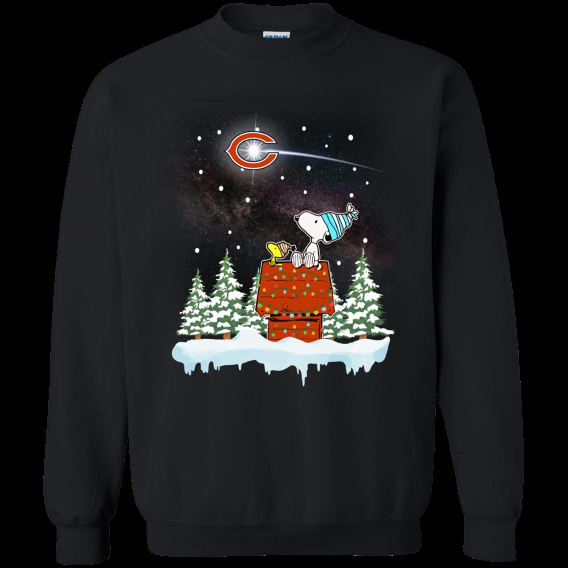 Snoopy Chicago Bears Christmas shirt, hoodie, sweater, long sleeve