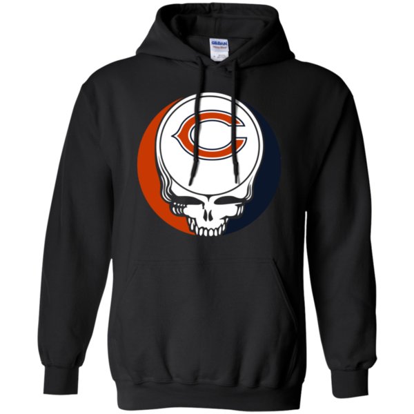 Mfamilygift Chicago Bears Skull Shirt Sweatshirt Funny Shirts, Gift Shirts, Tshirt, Hoodie, Sweatshirt , Long Sleeve, Youth, Graphic Tee