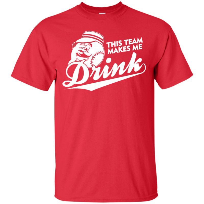 Unisex Drinking Town Licensed Cincinnati Reds Tee