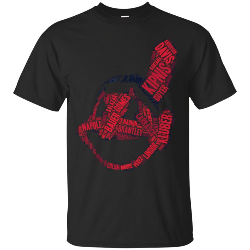 Cleveland Indians Typography Shirts