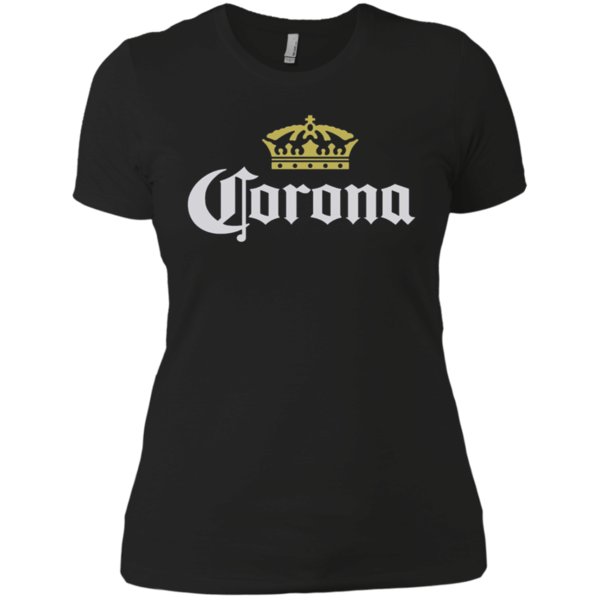 Corona Logo T Shirt Ladies? Boyfriend Shirt