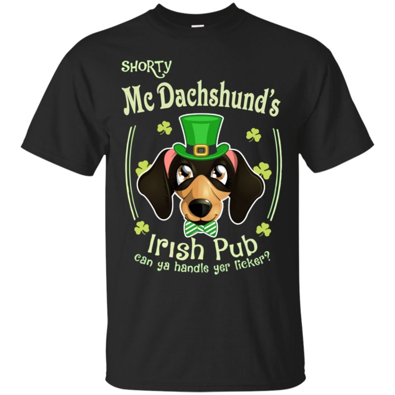 Dachshund Irish Shirts Shorty Irish Pub