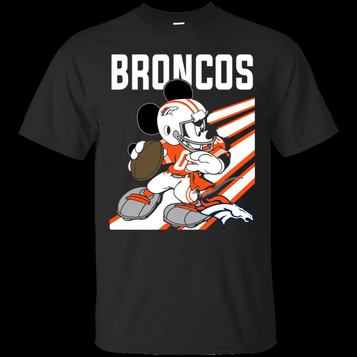 Denver Broncos Mickey Mouse Disney Nfl Shirt Youth Ls Shirt funny