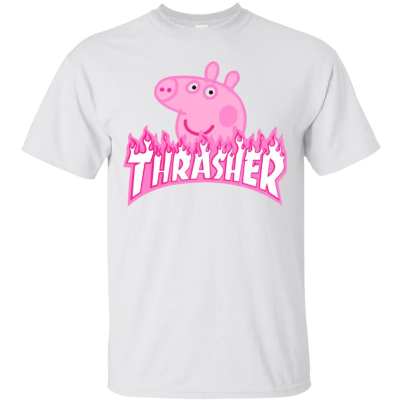 Discover Cool peppa pig thrasher shirt
