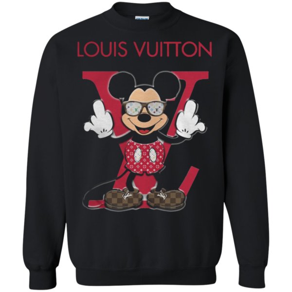 Disney Mickey Mouse Louis Vuitton Fashion Shirt Ladies' Boyfriend