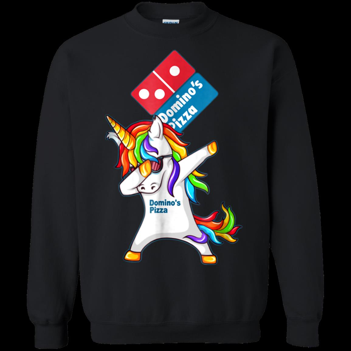 Domino's Pizza Unicorn Dabbing Funny Shirt Sweatshirt