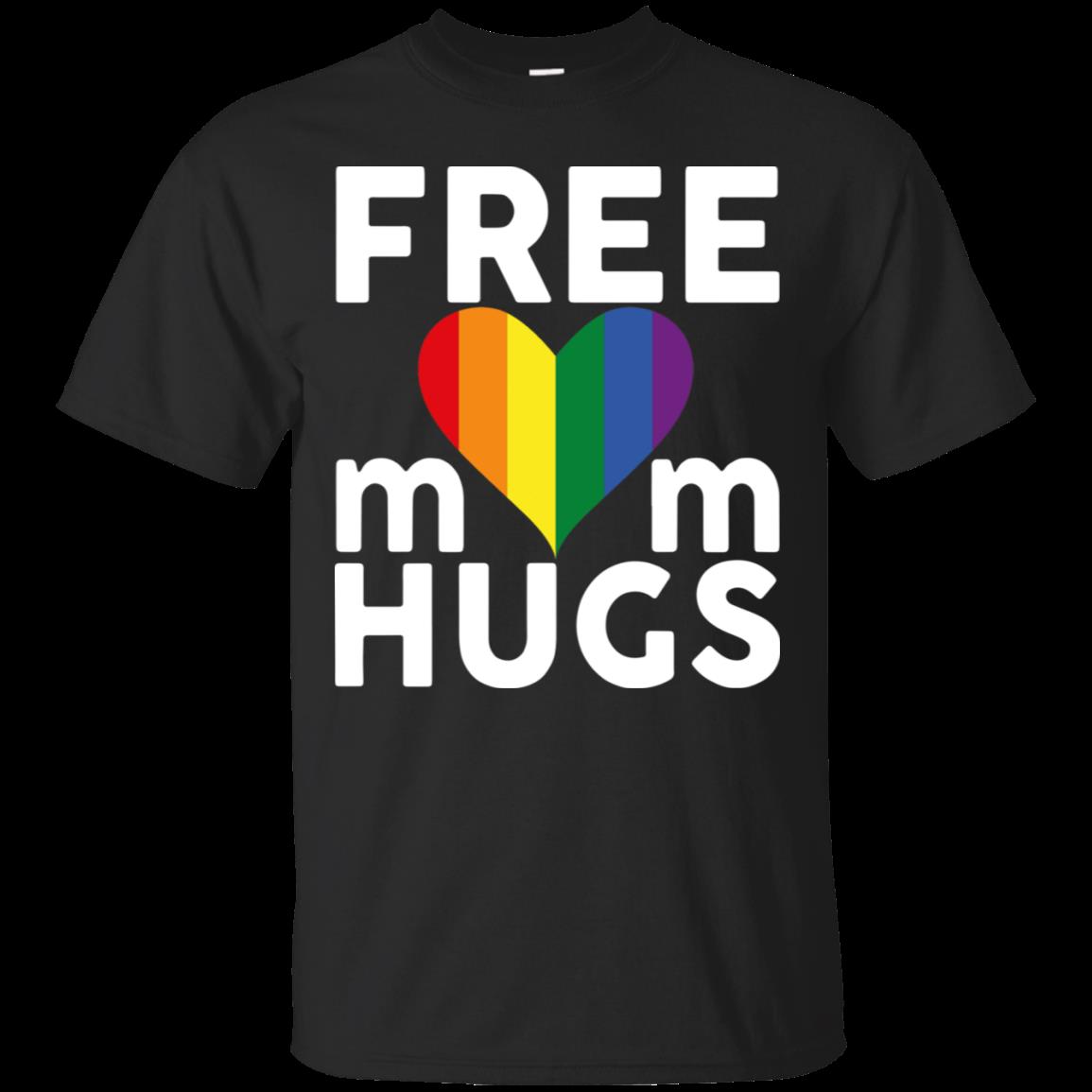 Free Pride Mom Hugs Shirt Cotton Shirt