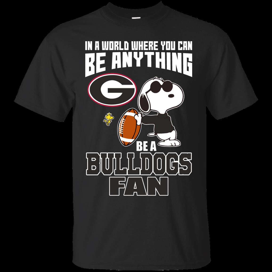 Georgia Bulldogs Snoopy Shirts Be A Fan