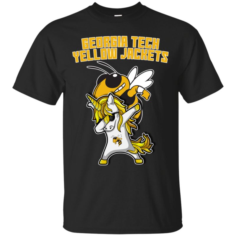 Georgia Tech Yellow Jackets Unicorn Shirts Dab