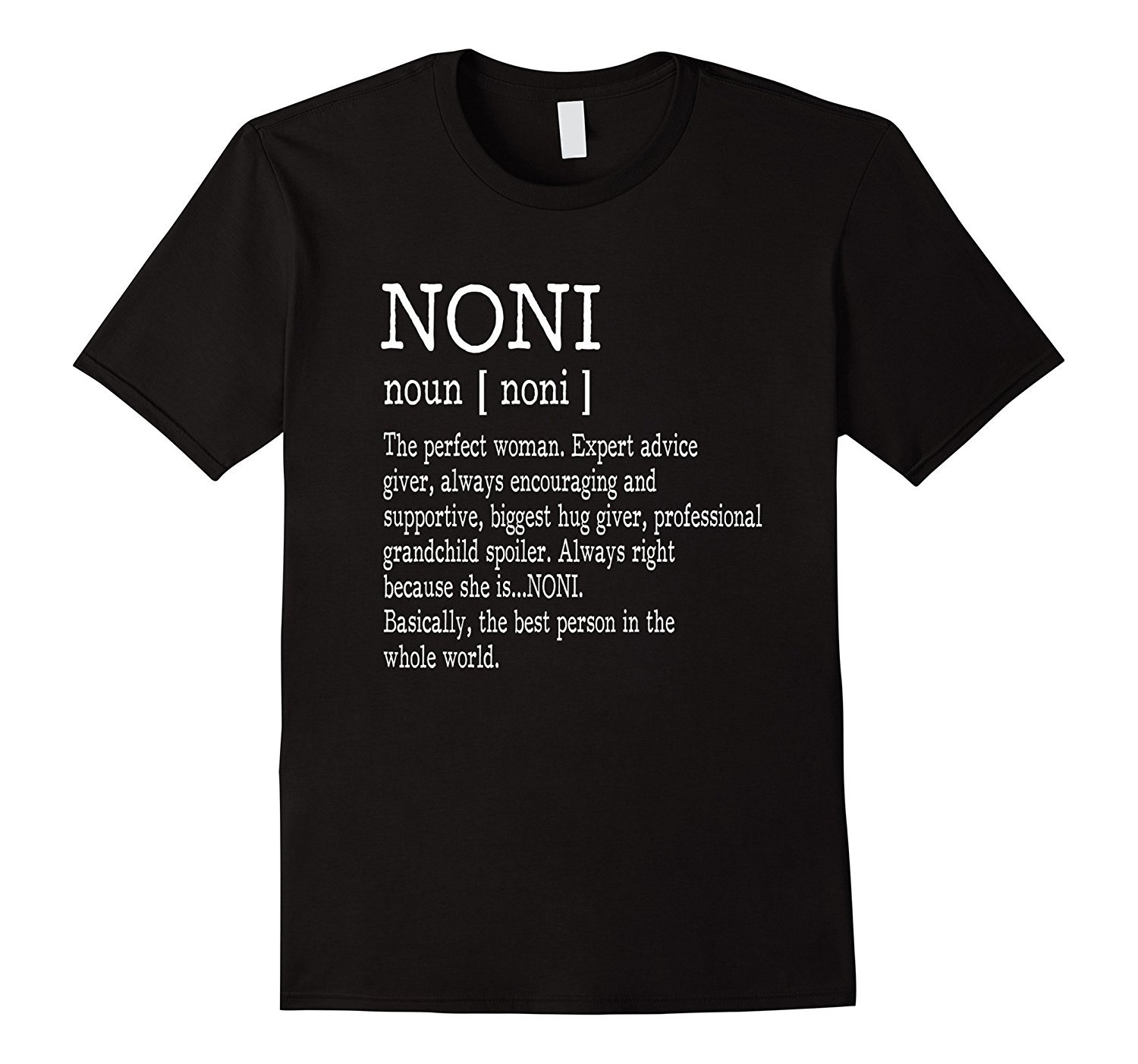 Noni Definition Grandma Mother Day Gifts Women T-Shirt