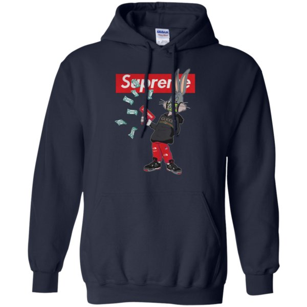 Supreme hoodie hot sale bugs bunny