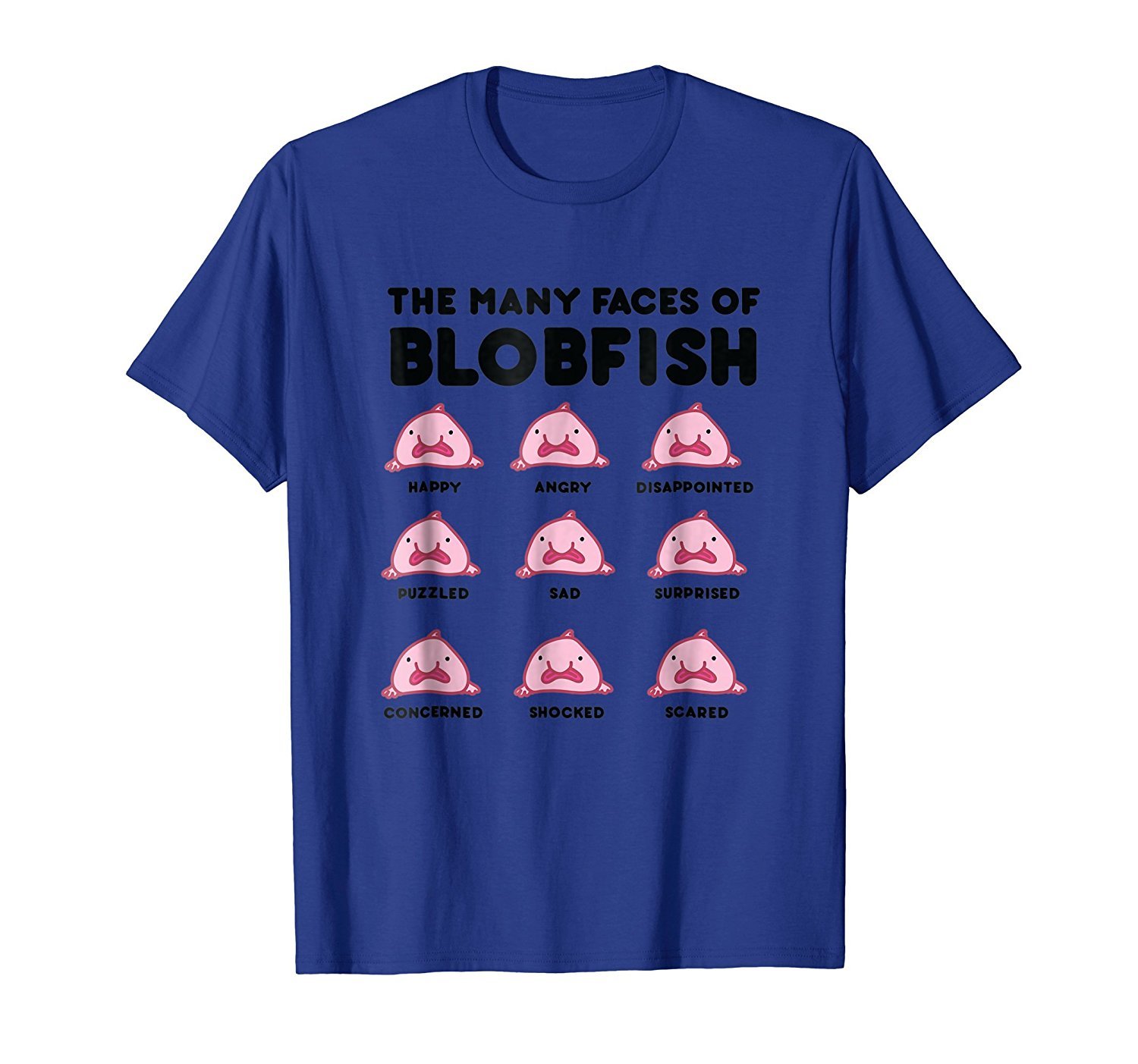 The Many Faces of Blobfish Shirt