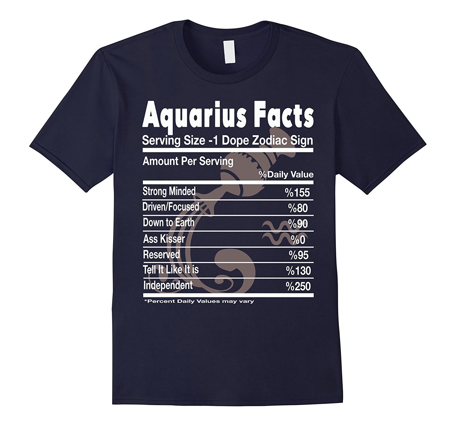 Aquarius Facts  Aquarius Funny T Shirt 1