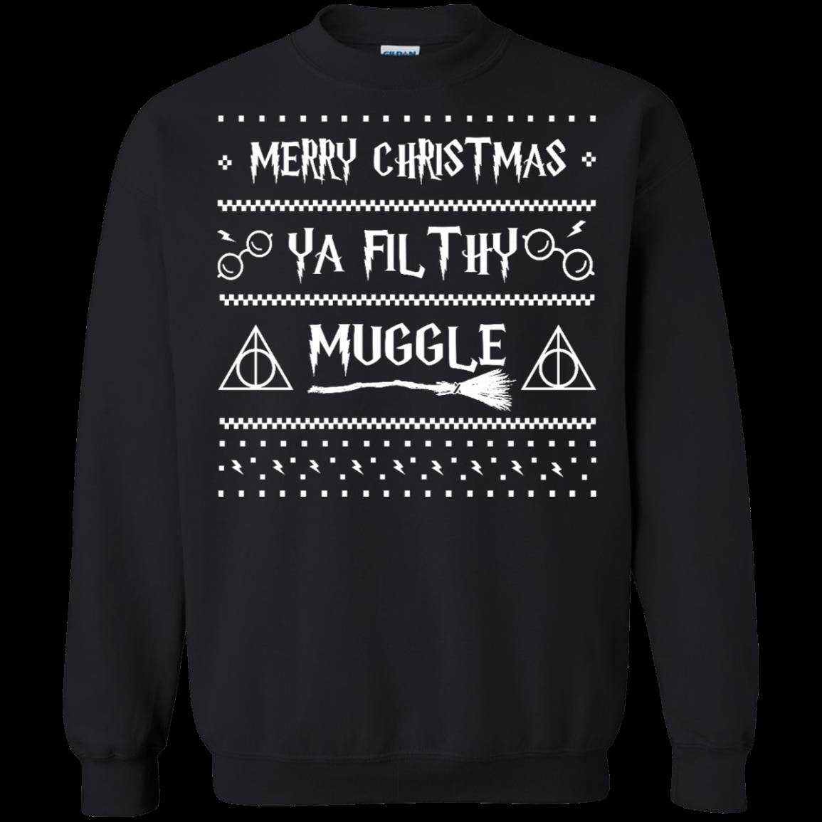 Harry Potter Ugly Christmas Sweater Merry Christmas
