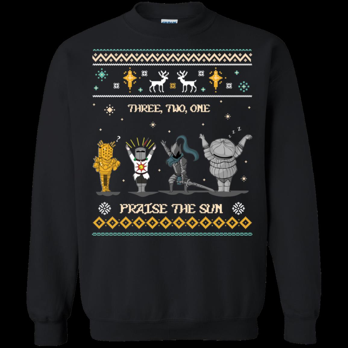 Hoodies Sweatshirts Praise The Sun There Two One Dark Souls Solaire Of Astora Christmas Ugly Sweater
