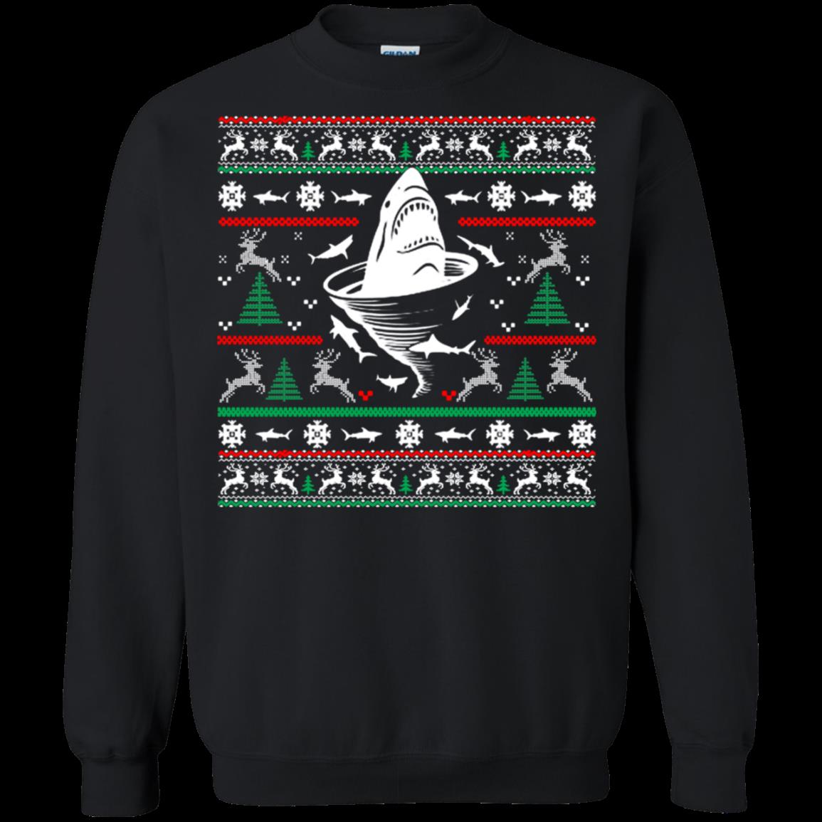 Hoodies Sweatshirts Shark Christmas Ugly Sweater