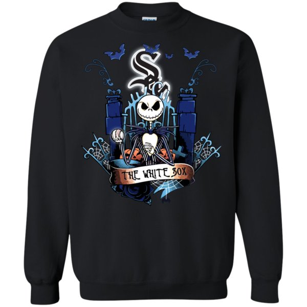 MLB Chicago White Sox Baseball Jack Skellington Halloween T-Shirt