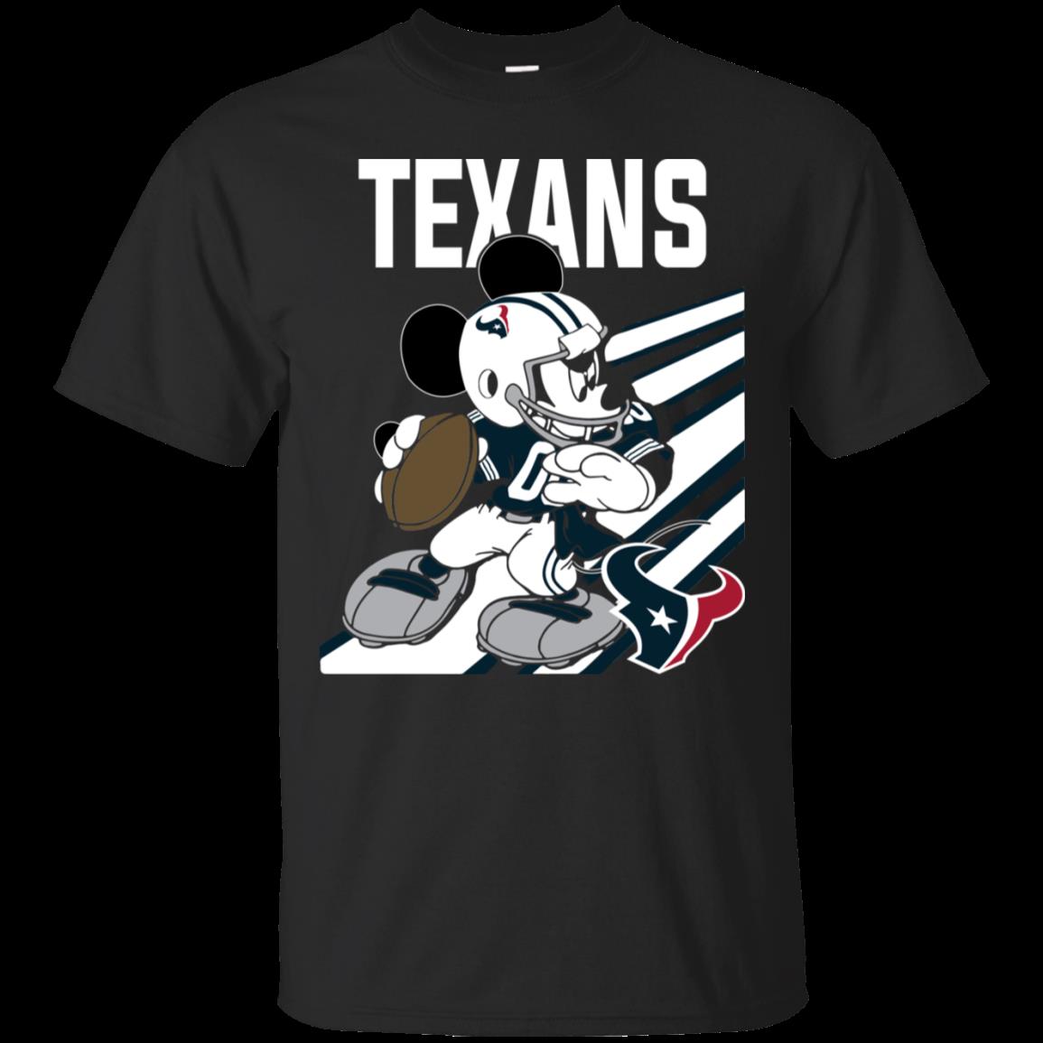 Houston Texans Mickey Mouse Disney Nfl Shirt Cotton Shirt