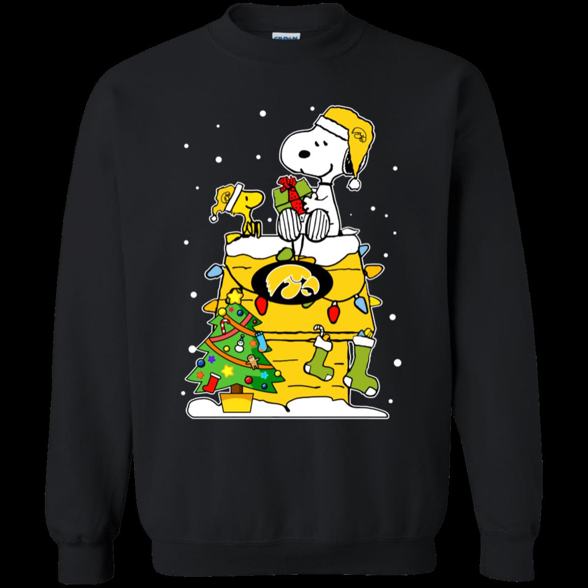 Iowa Hawkeyes Christmas Sweater Red - Funny Ugly Christmas Sweater