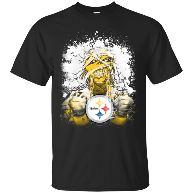 Hot Iron Maiden Skull Pittsburgh Steelers Shirt, hoodie, sweater