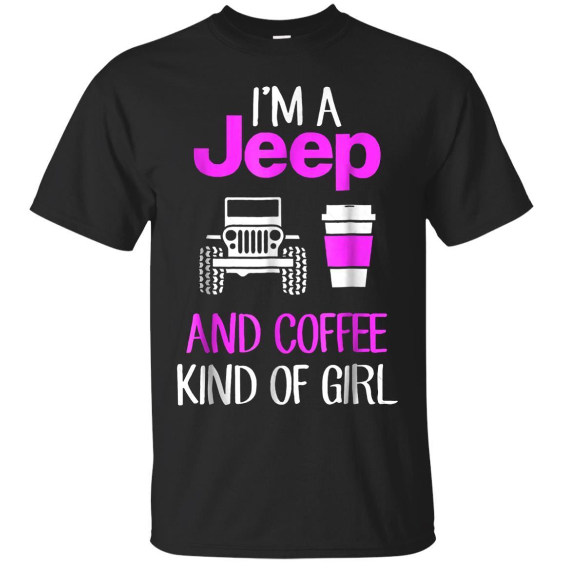 Jeep And Coffee Kinda Girl Shirt Bikers And Coffee Shirt T-shirt