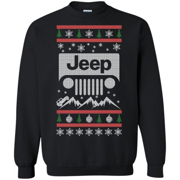 Jeep Christmas Ugly Sweater T Shirt Hoodies Sweatshirt