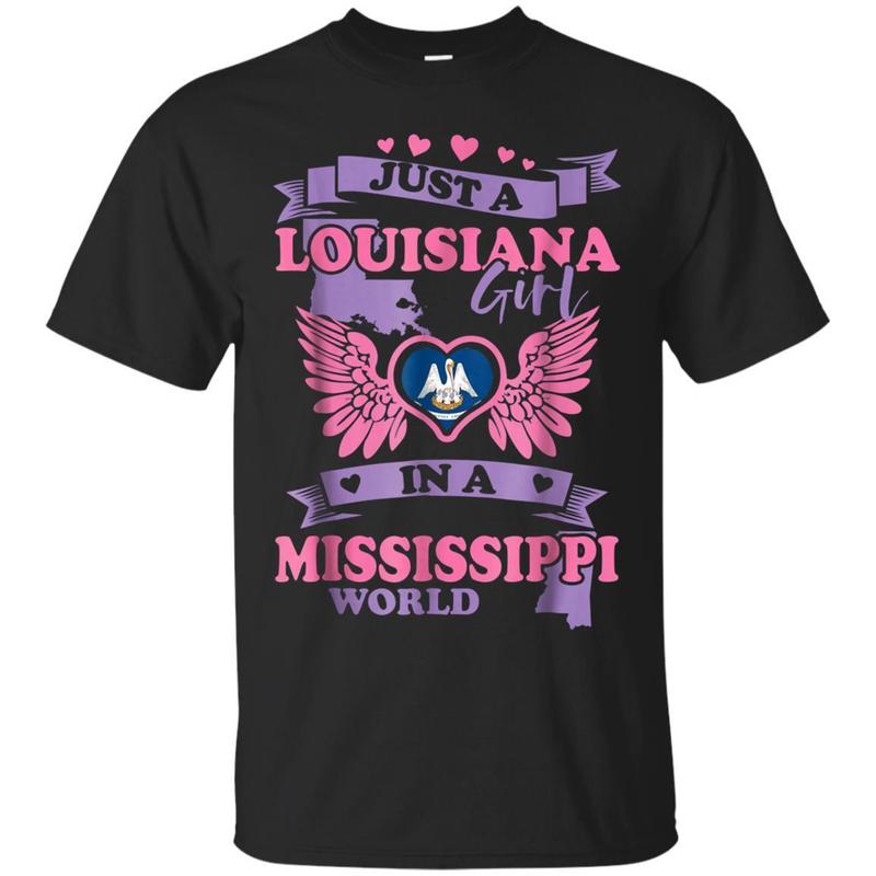  Funny Louisiana Shirts Just a Louisiana girl in an