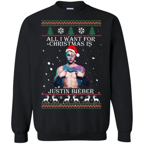 Justin bieber 2025 ugly christmas sweater