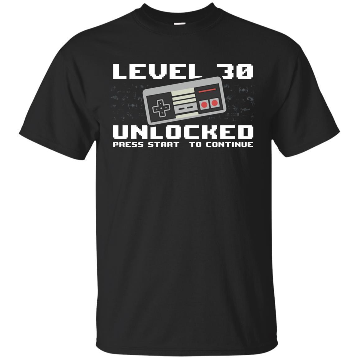 Level 30 Unlocked 1988 Gamer 30th Birthday Gift T-shirt