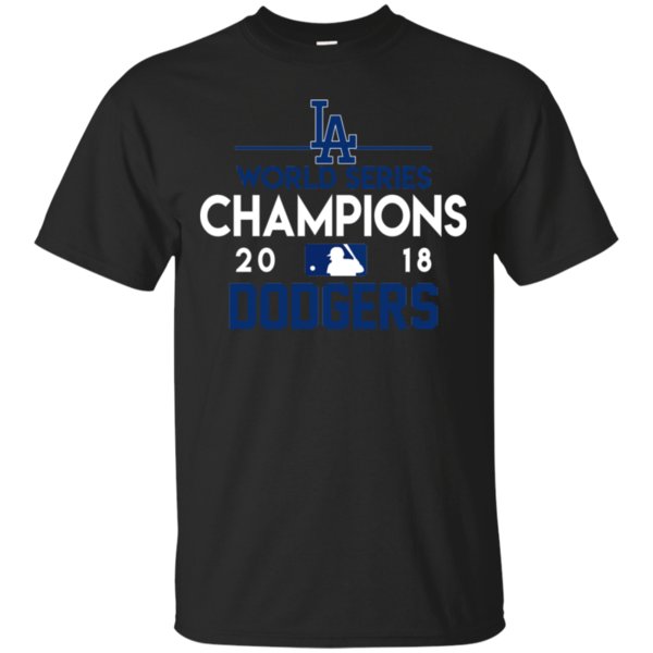Los Angeles Dodgers 2018 World Series Championship Shirt Cotton Shirt