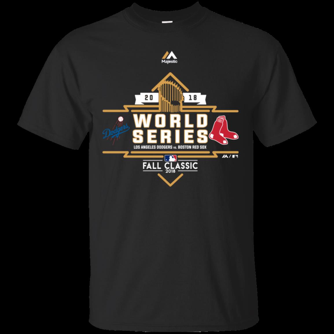Los Angeles Dodgers Vs Boston Red Sox 2018 World Series Shirt Cotton Shirt