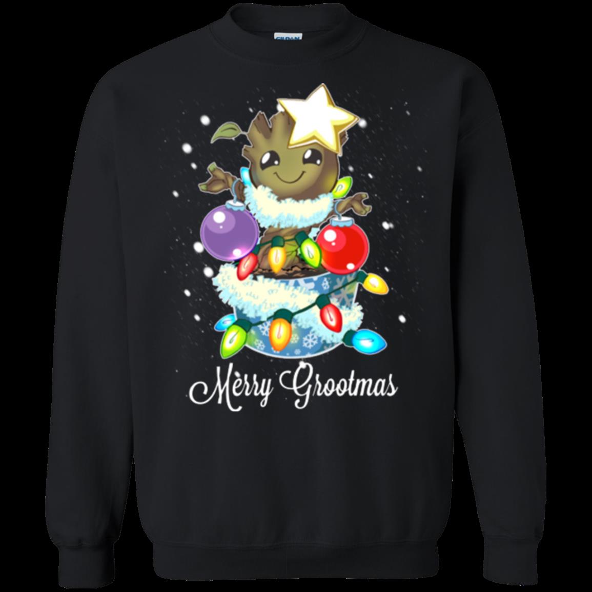 Merry Grootmas Ugly Christmas Sweater T Shirt Hoodies Sweatshirt