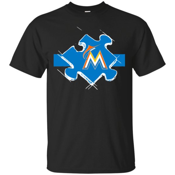 Miami Marlins Autism Shirt Cotton Shirt