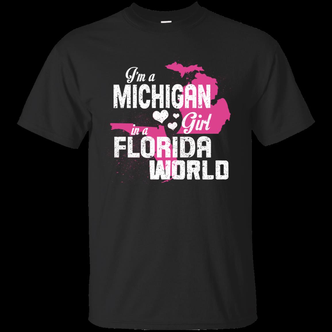 Michigan Florida Girl Shirts A Michigan Girl In Florida
